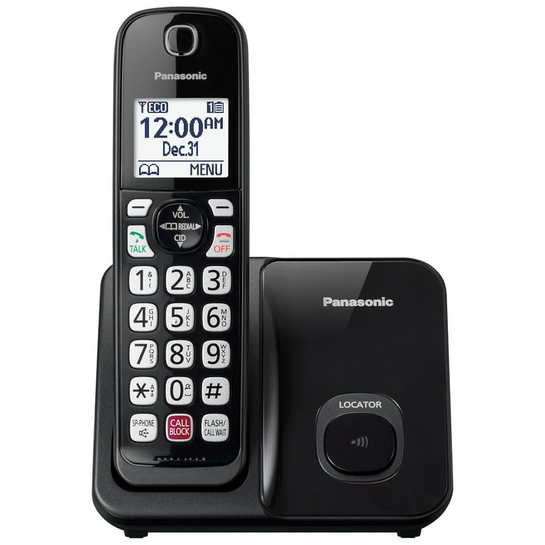 Panasonic Cordless Phone with Advanced Call Block, Bilingual Panasonic Cordless Phone with Advanced Call Block, Bilingual