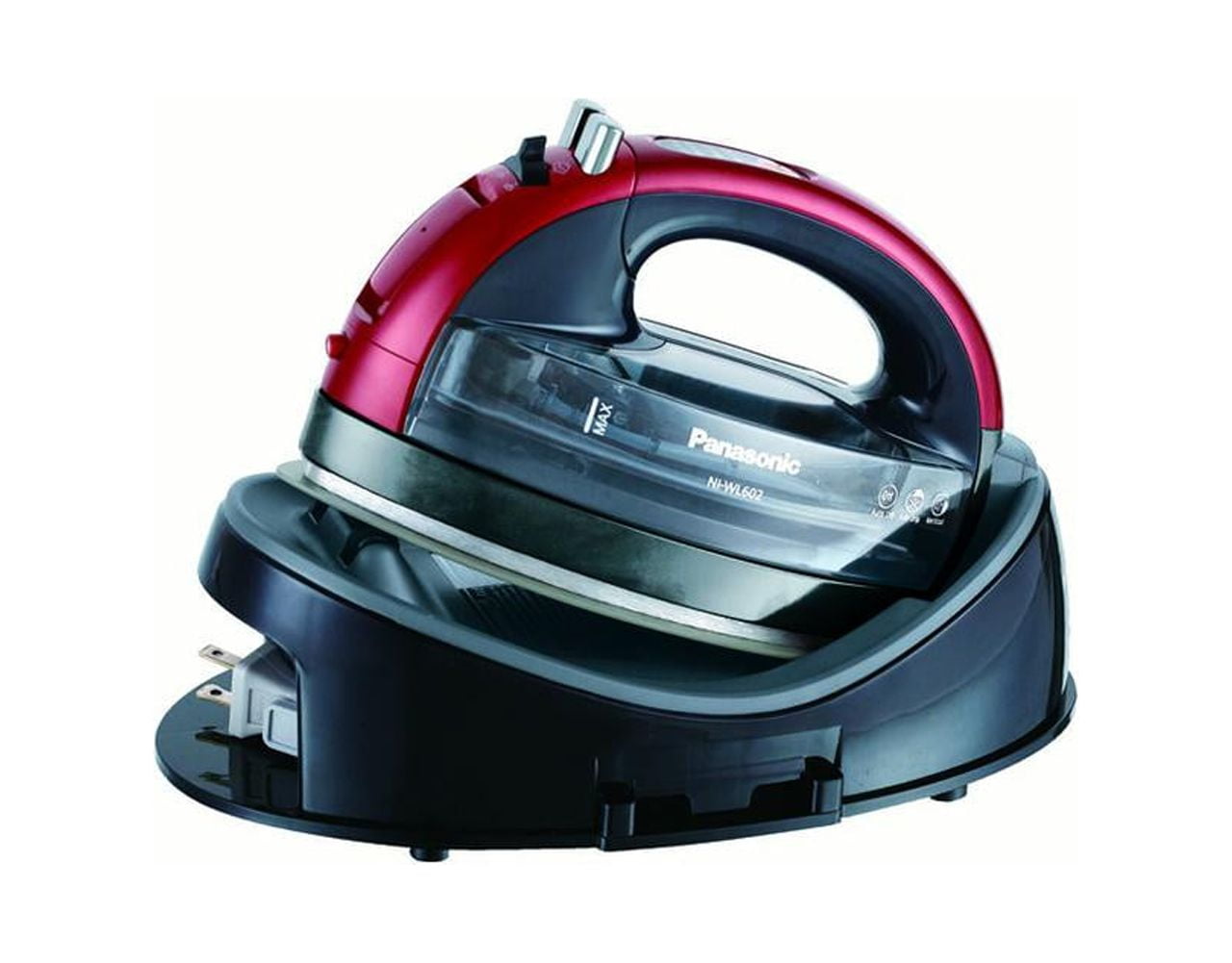 Panasonic Cordless Steam Iron with Ceramic Sole Plate Red