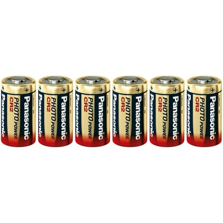 6 Panasonic Ultra CR2 3v Lithium Photo Batteries DL-CR2