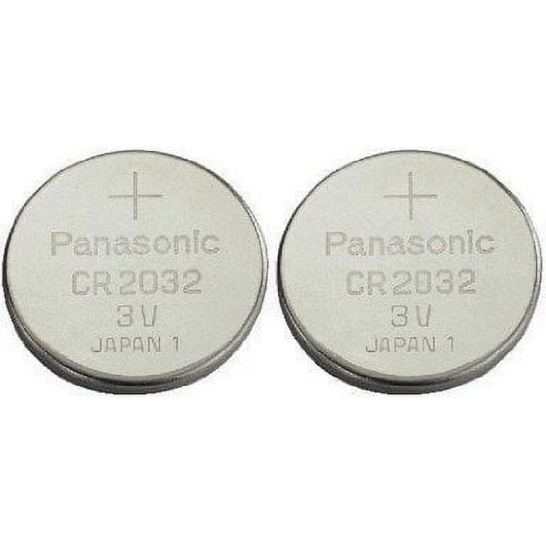 Panasonic Cr2032 Battery (2 Pack), Lithium Coin Cell, 3V