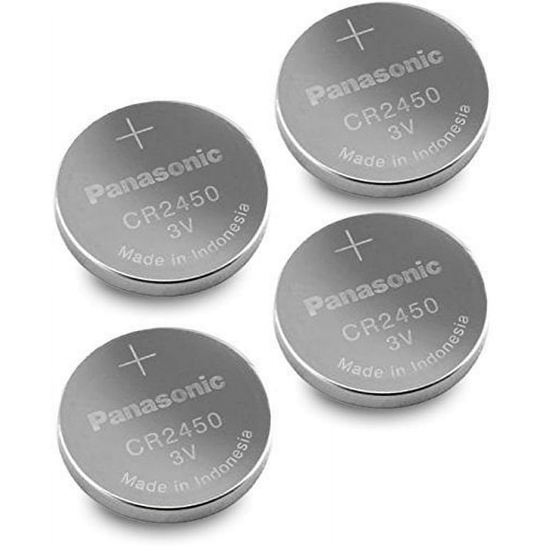Panasonic Cr2450 Cr 2450 Lithium 3v Battery [ Pack of 4 ]