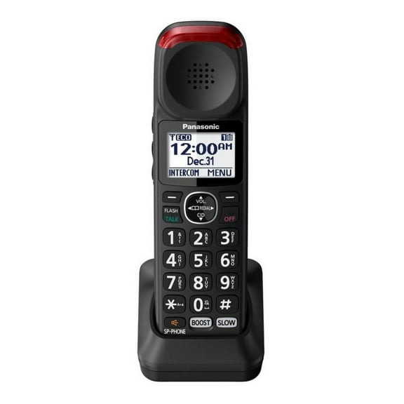 Panasonic DECT 6.0 Plus Additional Digital Cordless Handset for Phone KX-TGM430B - Cordless - DECT 6.0 Plus - 1.8" Screen Size - Black