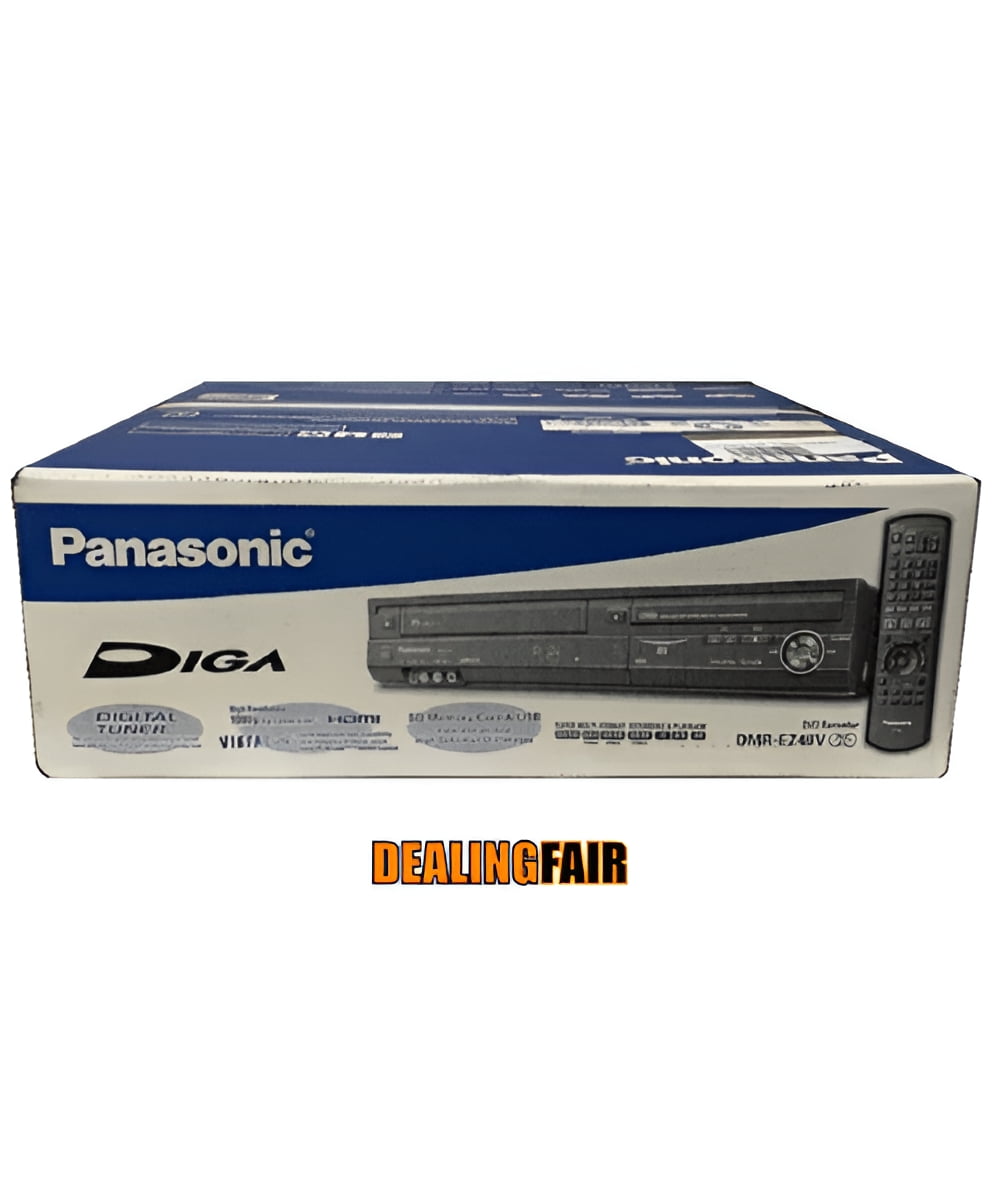 Panasonic DMR-EZ48V Combo VHS Player & DVD Recorder with Panasonic DMR-EZ48V Combo VHS Player & DVD Recorder with
