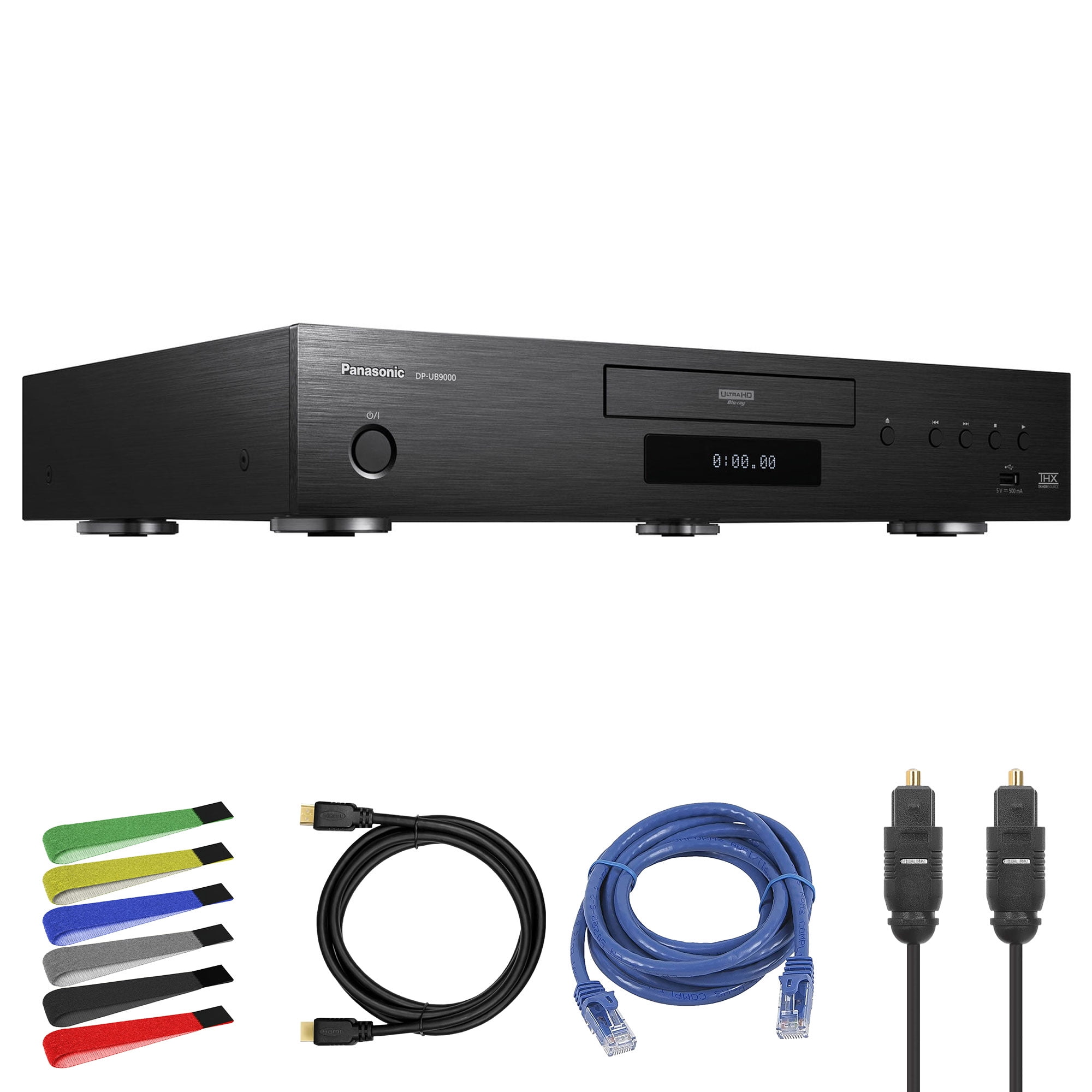 Panasonic DP-UB9000 HDR10+, 4K UHD Network Streaming Blu-ray Disc Player (DP-UB9000P1K) Bundle Panasonic DP-UB9000 HDR10+, 4K UHD Network Streaming Blu-ray Disc Player (DP-UB9000P1K) Bundle