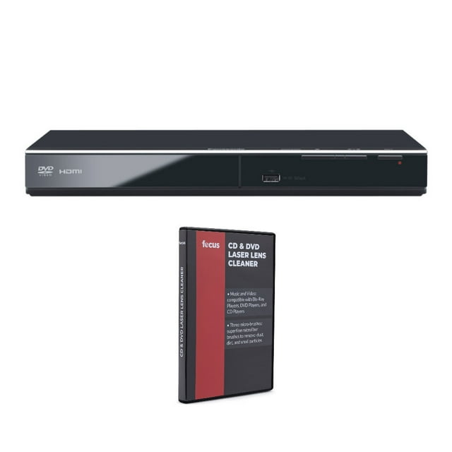 Panasonic DVDS700 1080p UpConvert DVD Player (Black) bundle