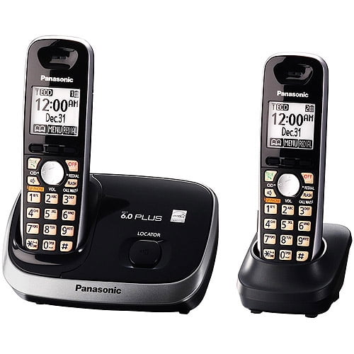 Panasonic Dect 6.0+ CID 2 HS Rubber Grip HSSP Smart Wall-mount White backlit LCD on handset