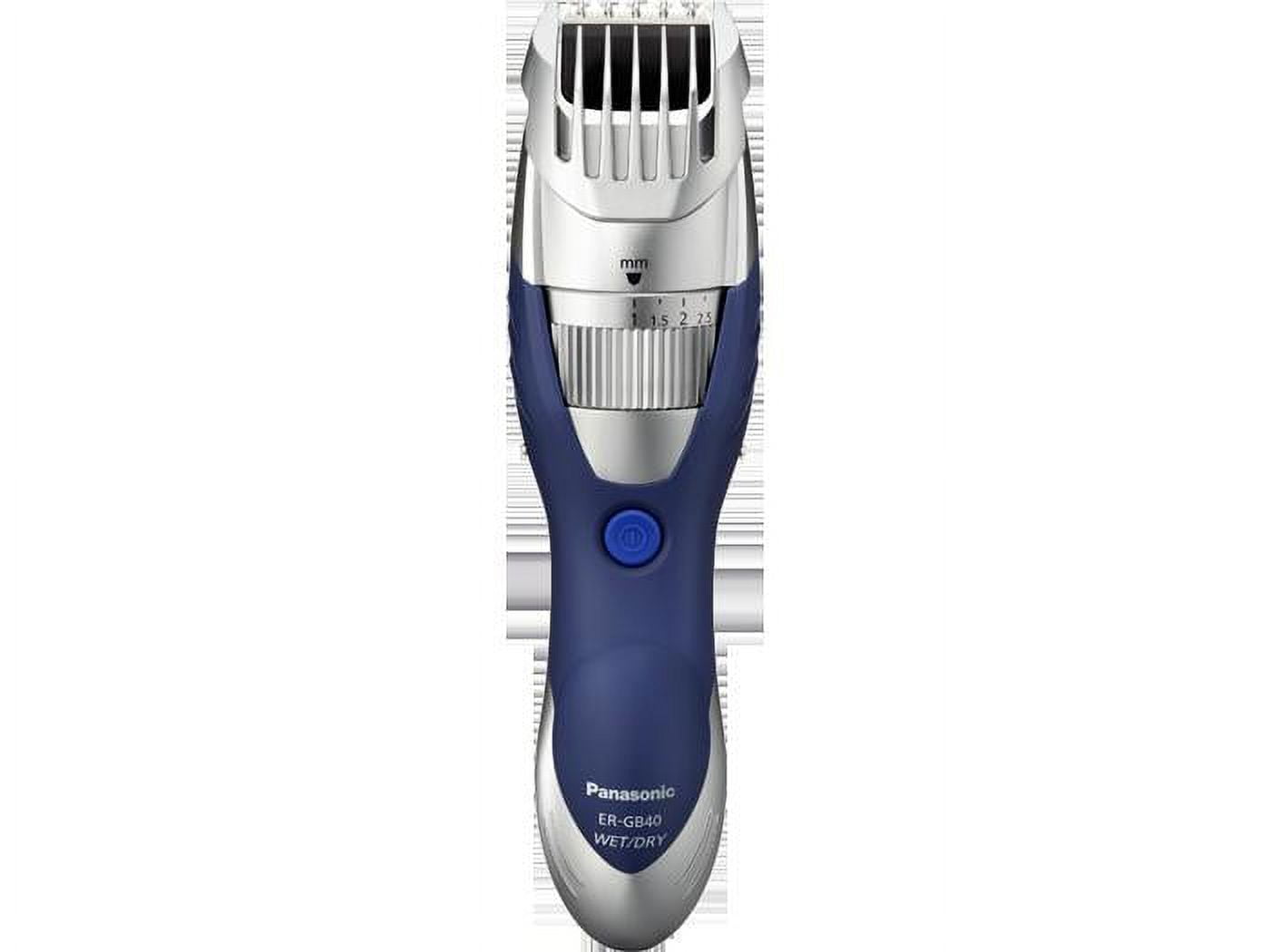 Panasonic ER-GB40-S Men's Electric Trimmer for Beard, Hair and Mustache,  Wet/Dry