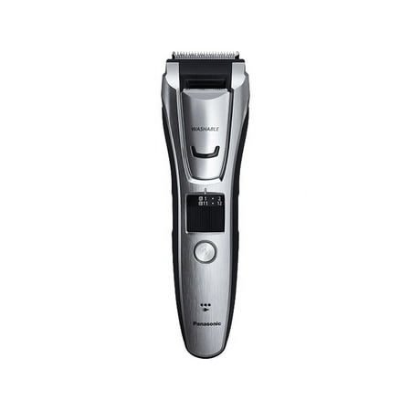 Panasonic - Men’s All-in-One Facial Beard Trimmer and Body Hair Groomer - Silver
