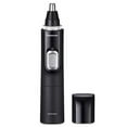 thumbnail image 1 of Panasonic ER-GN70-K Men's Ear and Nose Hair Trimmer with Vacuum Cleaning System - Wet/Dry - Black/Silver, 1 of 13