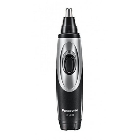 Panasonic ER430K Ear & Nose Trimmer with Vacuum Cleaning System, Men's, Wet/Dry, Battery-Operated