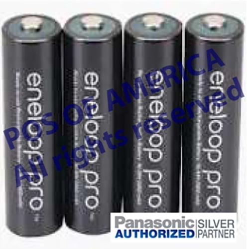Panasonic Eneloop Pro AA Rechargeable Batteries – 4-Pack Model: WAS-AABATTERY-4PK