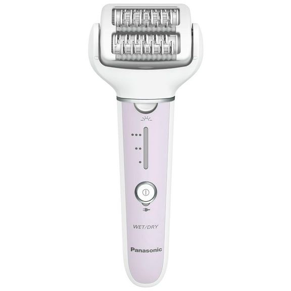 Panasonic Epilator with Gentle Cap, Electric Hair Remover for Home, 3 Speeds, Wet Dry - ES-EY30-V
