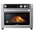 thumbnail image 1 of Panasonic FlashXpress Family Size Air Fryer Toaster Oven Combo, 11 Cooking Functions, 1800W -Free, Double Infrared Heating, Temperature Control Dial, Stainless Steel - NB-G211P, 1 of 11