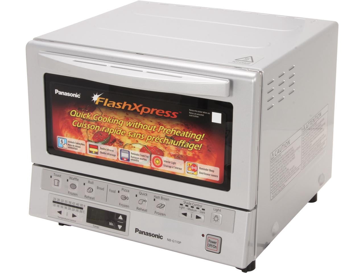 Panasonic, FlashXpress Toaster Oven, NB-G110P, Silver - Walmart.com