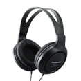 thumbnail interactive-video image 1 of Panasonic Noise-Canceling Over-Ear Headphones, Black, RP-HT161-K, 1 of 5