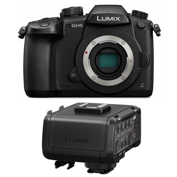 Panasonic GH54K Mirrorless 20.3 MP, Wi-Fi , 3.2" LCD w/ Professional Mic Adaptor
