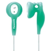 Panasonic - Green - In-Ear Earbud Heaphones with Built-in Clip