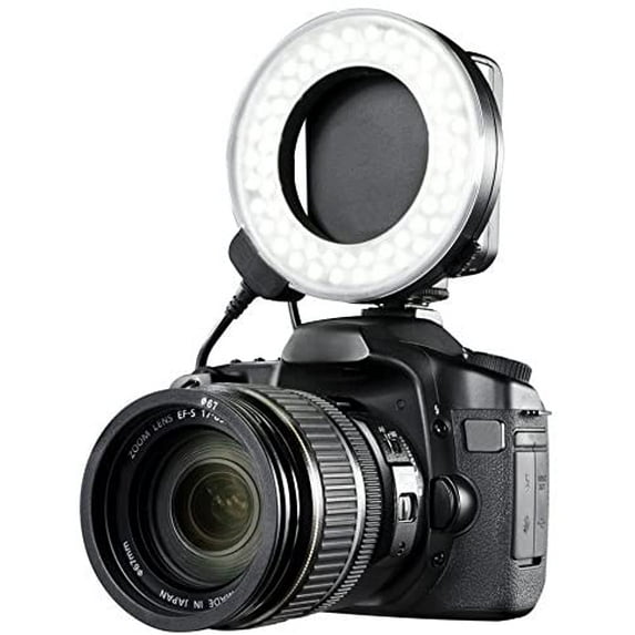 Panasonic HC-VX870 Dual Macro LED Ring Light (Includes Necessary Adapters/Rings For Mounting) (CAMERA NOT INCLUDED)
