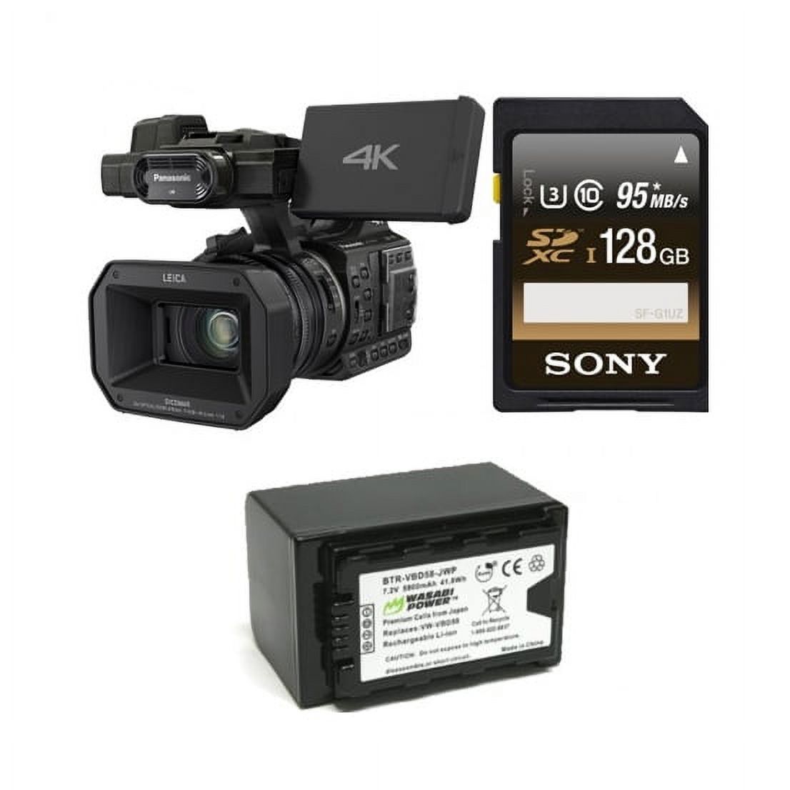 Panasonic HC-X1000 4K Ultra HD 60p/50p Professional Camcorder 128GB Bundle - image 1 of 1
