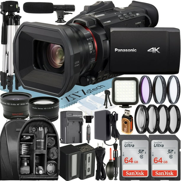 Panasonic HC-X1500 4K Professional Camcorder with WiFi + Backpack