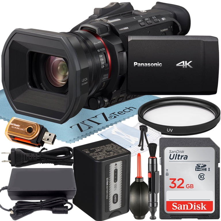 Panasonic HC-X1500 4K Professional Camcorder with WiFi + UV Filter
