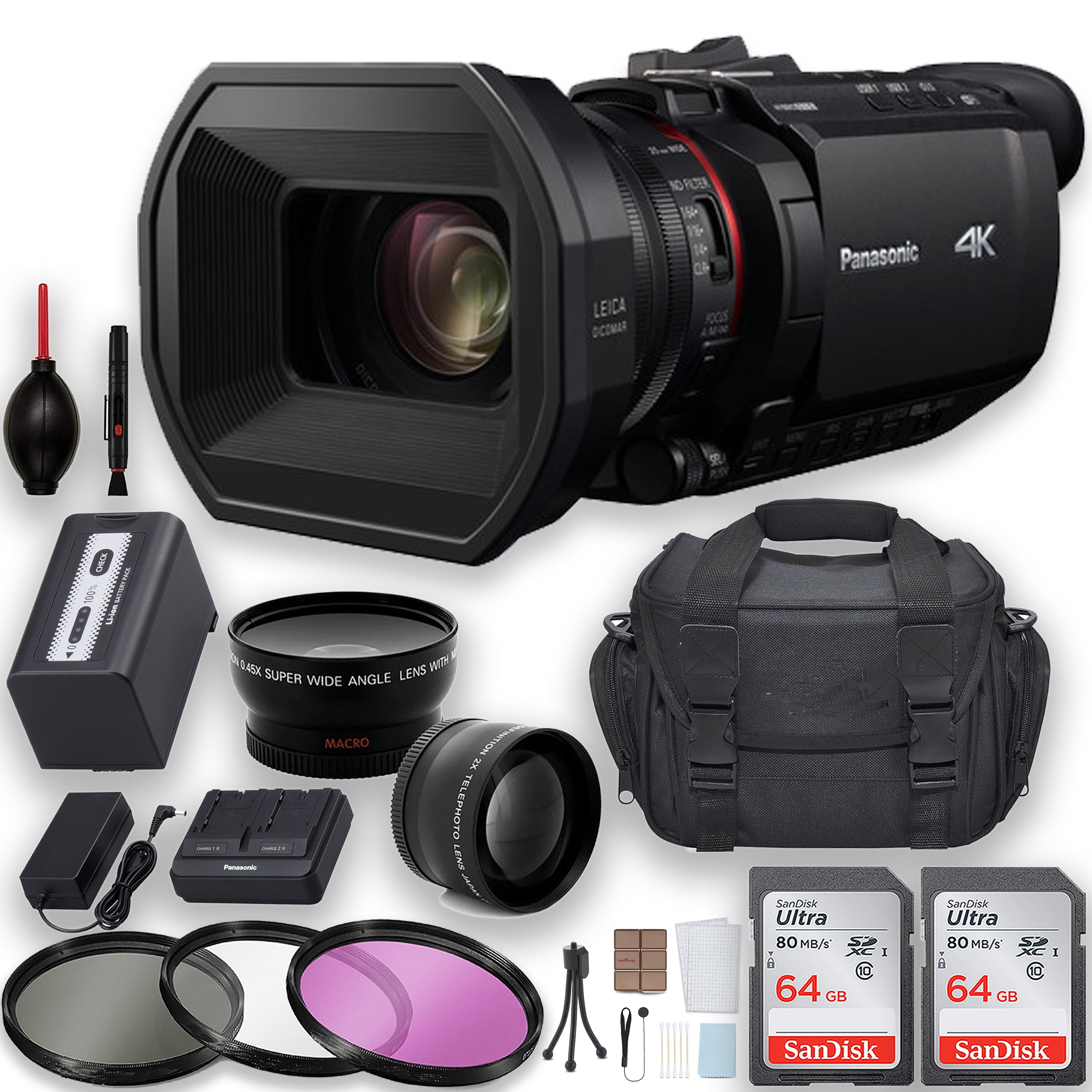 Panasonic HC-X1500 4K UHD HDMI Pro Video Camera with 24x Zoom, WiFi ...