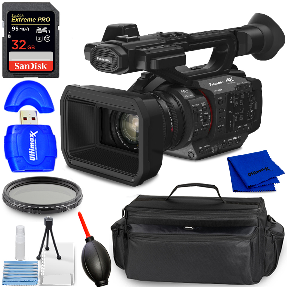 Panasonic HC-X2 4K Camcorder - 7PC Accessory Bundle - Walmart.com