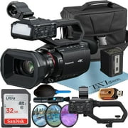 Panasonic HC-X2100 Camcorder UHD 4K with 32GB Memory Card + Case + 3 Pieces Filter Kit + ZeeTech Accessory Bundle International Version