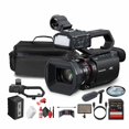 thumbnail image 1 of Panasonic HC-X2100 UHD 4K 3G-SDI/HDMI Pro Lightweight Camcorder with 24x Zoom (HC-X2100) + Pro Mic + Case + LED Light + 64GB Memory Card + USB-C Cable + Cleaning Kit + USB-C Adapter + More, 1 of 8
