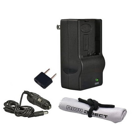 Panasonic HDC-SD60 Off Camera 'Intelligent' Rapid Charger + Nwv Direct Microfiber Cleaning Cloth.