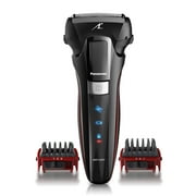 Panasonic Hybrid Wet Dry Shaver, Trimmer & Detailer for Men with Two Trim Attachments - ES-LL41-K