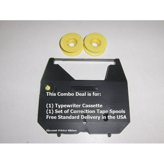 Panasonic KX-R320 Typewriter Ink Cartridge Value Pack + Correction Spool