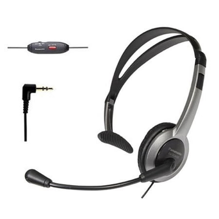 Panasonic KX-TCA430 Wired Over The Head Headset W/ Noise-Canceling Microphone