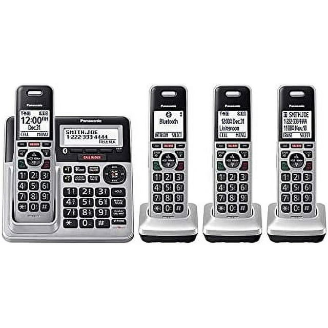 Panasonic KXTG994 DECT 6.0 Bluetooth 4Handset Phone Bundle