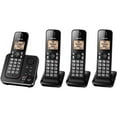thumbnail image 1 of Panasonic KX-TGC364B 4 Handset Expandable Cordless Phone With Answering Machine, 1 of 2