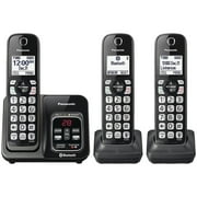 Cordless Telephone in metallic black