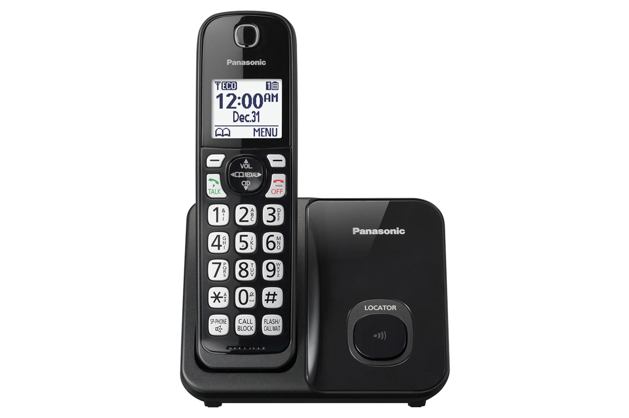 Panasonic KX-TGD610B - ID/call with - call DECT phone waiting capability 6.0 - Cordless - caller 3-way black