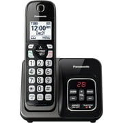 Panasonic KX-TGD63X Cordless Phone with Call Blocking and Digital Answering System (1 Handset; Metallic Black), KX-TGD630M