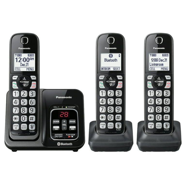 Panasonic KX-TGD66X Link2Cell Corded Cordless Phone with Call