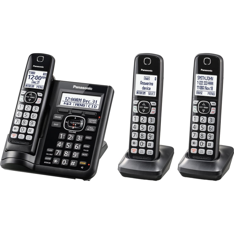 Panasonic KX-TGF543B Expandable Cordless Phone with Call Block and