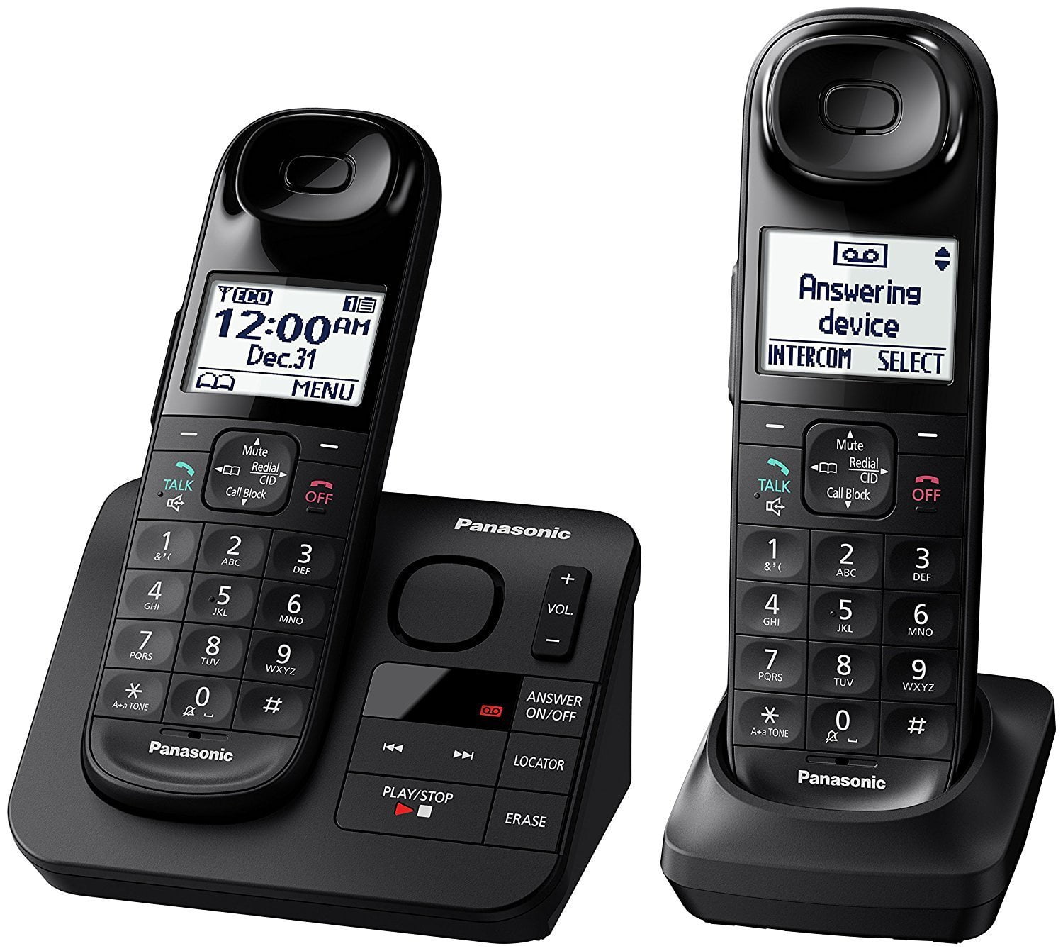 Panasonic KX-TG833SK Bluetooth Link2Cell 3 Handset Cordless Phone - Sam's  Club