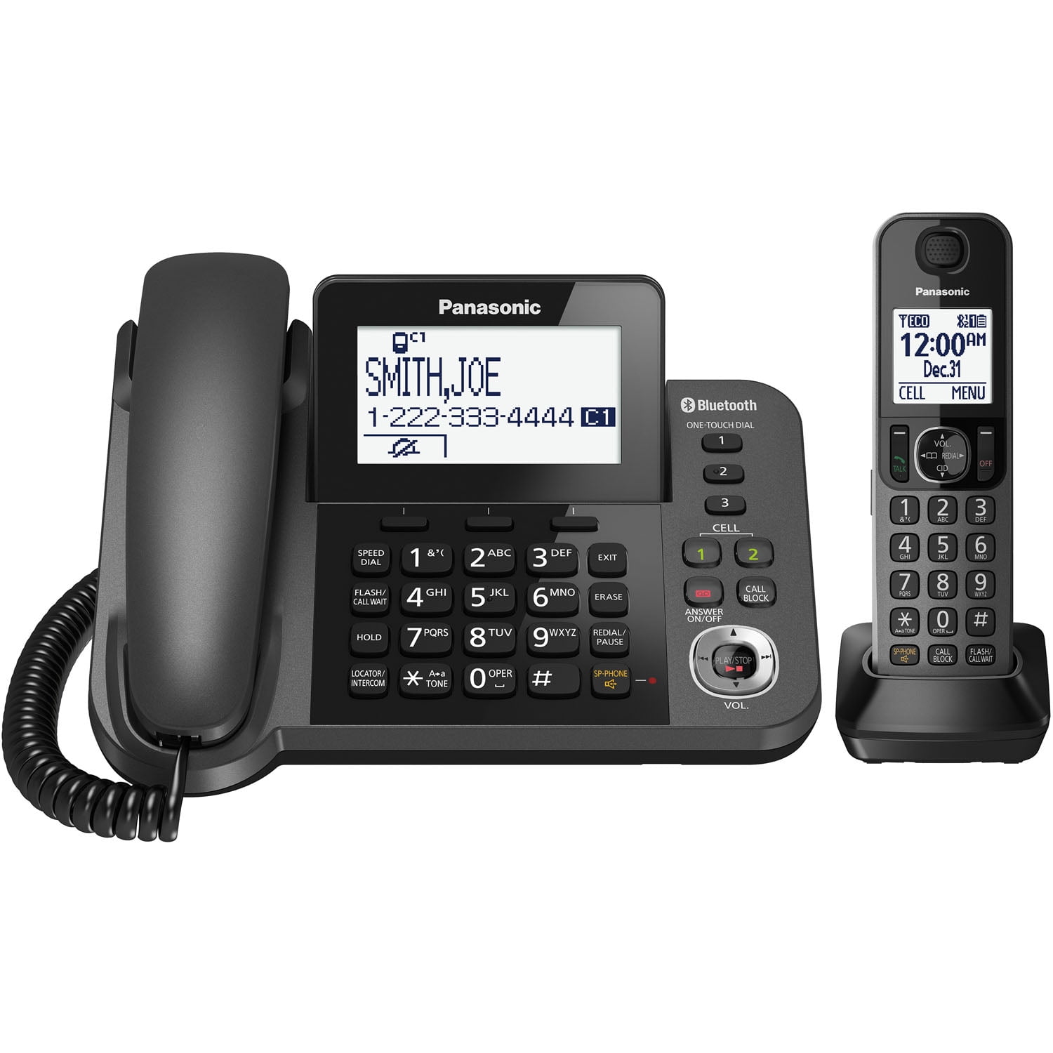 Panasonic KXTGF380M Dect 1-Handset Landline Telephone