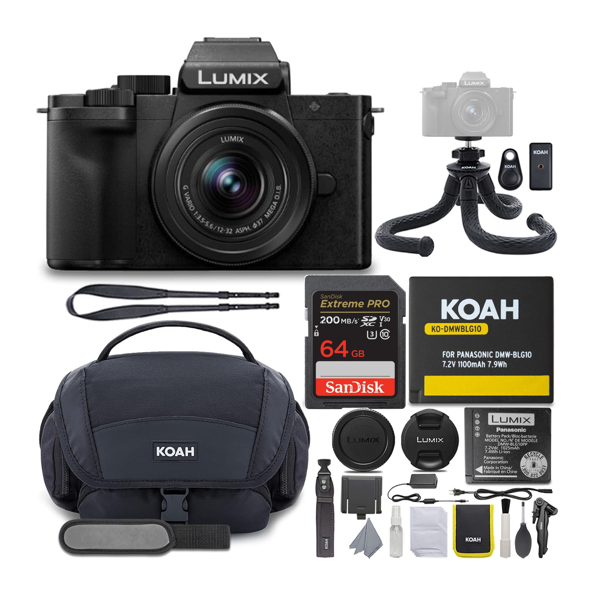 Panasonic LUMIX G100 4K Mirrorless Vlogging Camera with 12-32mm