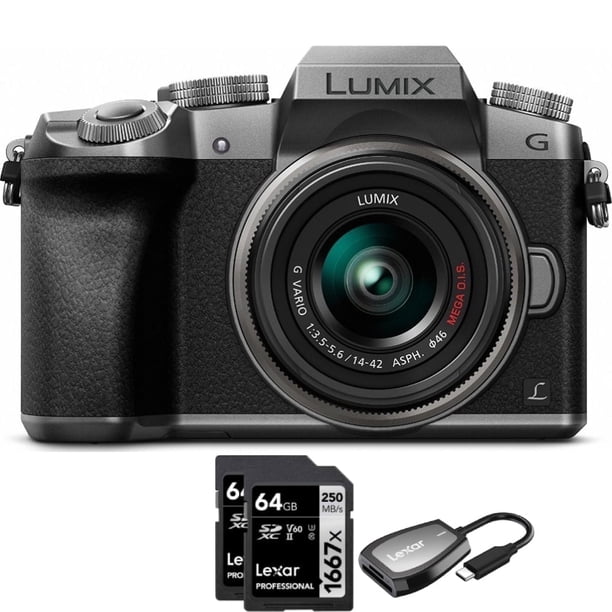 Panasonic LUMIX G7 レンズセット Panasonic LUMIX G7 Kit - Small cameras for media labs - Walmart
