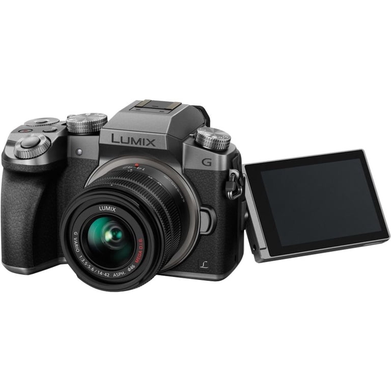 Panasonic LUMIX G7 Mirrorless Digital 4K Ultra HD Silver DSLM