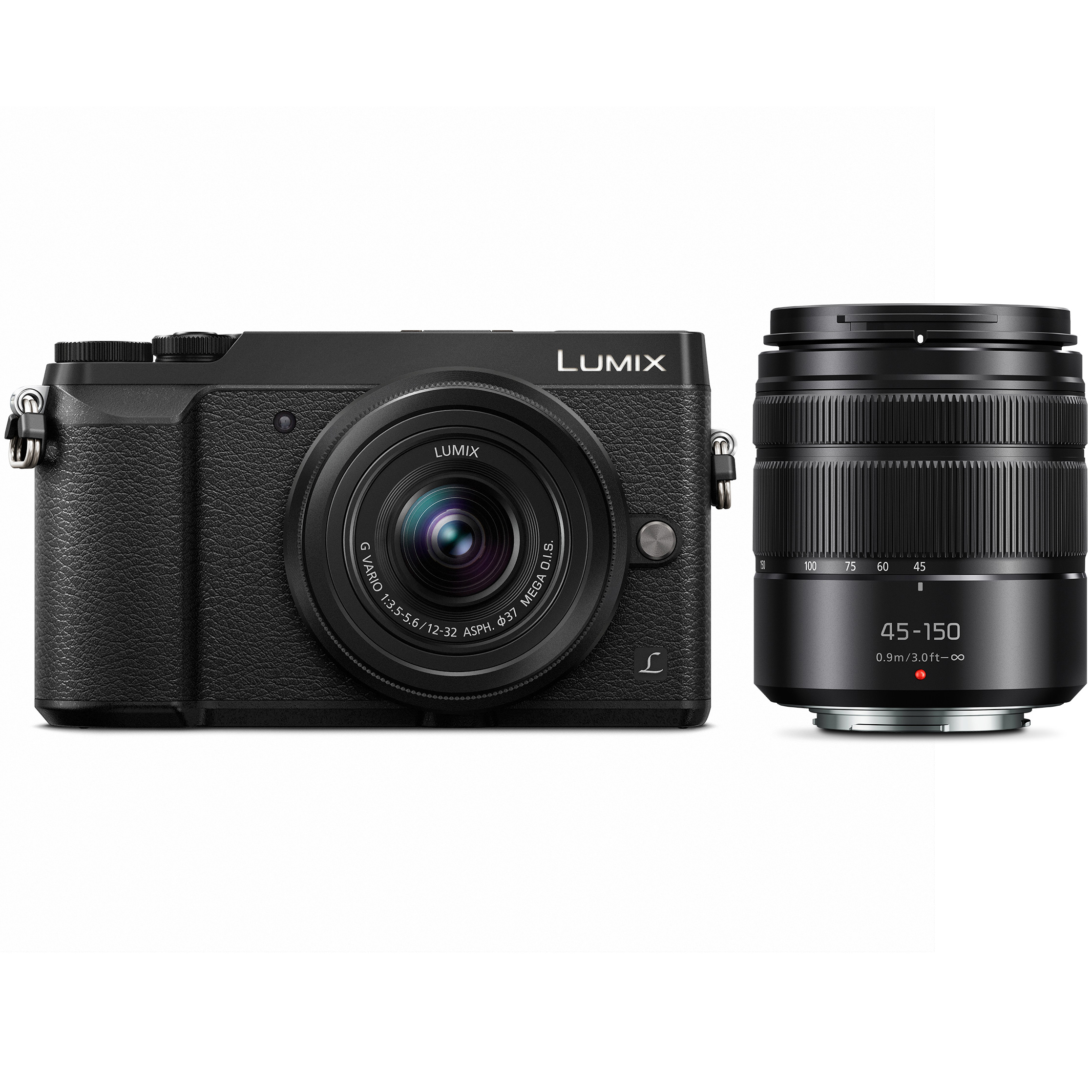 Panasonic LUMIX GX85 4K Mirrorless Camera with 12-32mm & 45-150mm Lenses -Black DMC-GX85WK - image 1 of 10