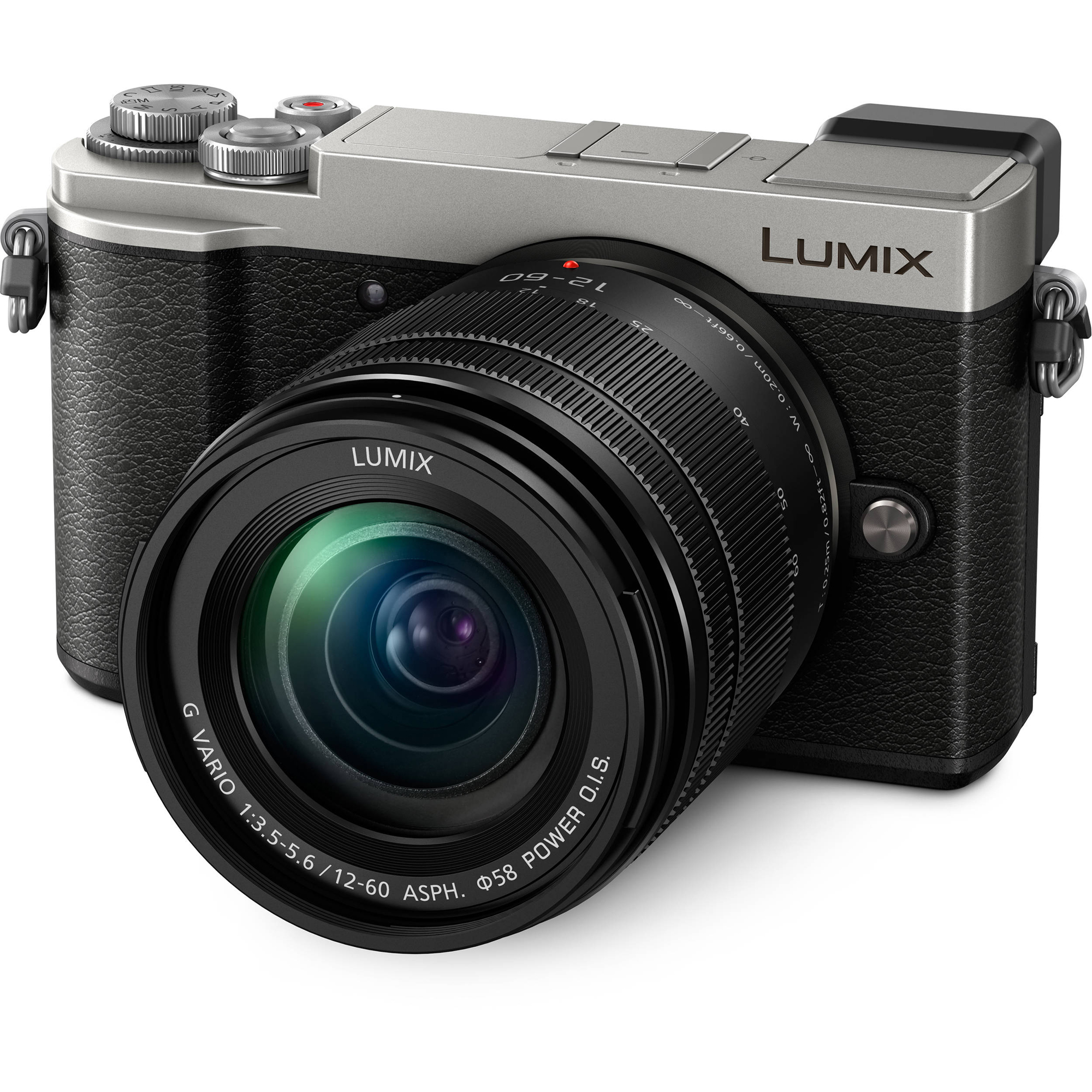Panasonic LUMIX GX9 Mirrorless 4K ILC Camera 20.3 MP w/ 12-60mm Kit Lens (Silver) DC-GX9MS - image 1 of 10