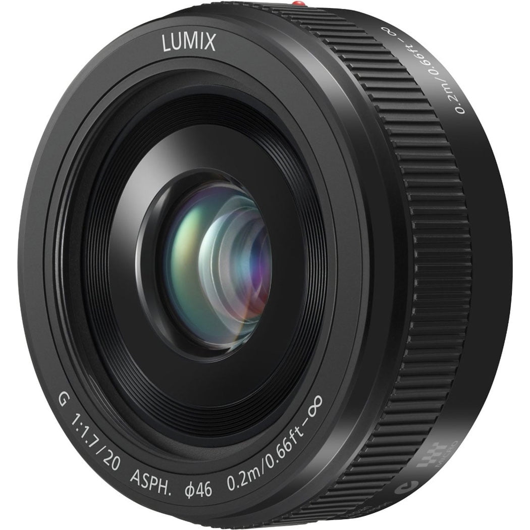 Panasonic LUMIX H-H020AK G 20mm / II ASPH. Black Lens - Walmart.com