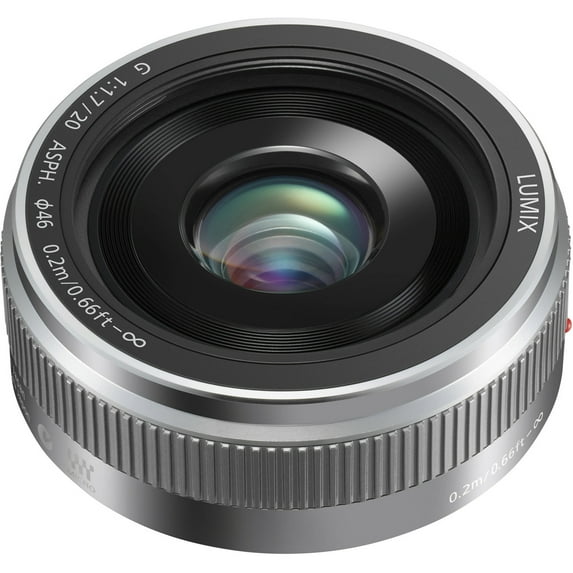 Panasonic LUMIX G 20mm f/1.7 II Aspherical Lens for Micro Four Thirds, Silver