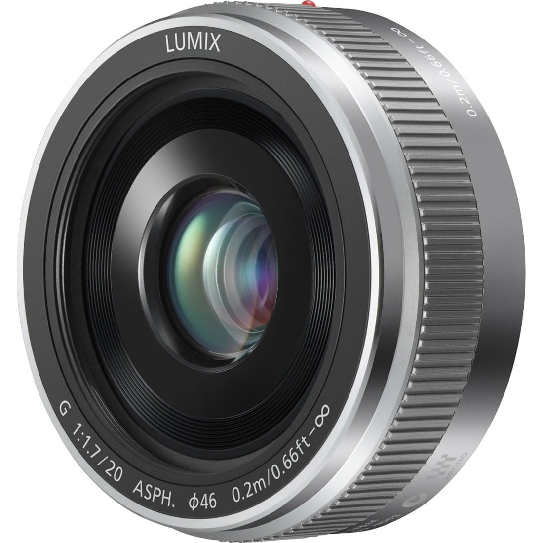 Panasonic LUMIX H-H020AS G 20mm / F1.7 II ASPH. Silver Lens for 
